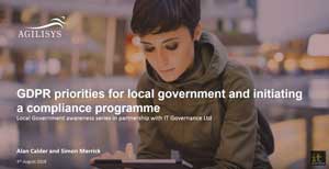 Free GDPR webinar download: GDPR priorities for local government