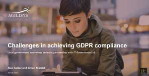 Free GDPR webinar download: The challenges faced by local government in achieving GDPR compliance