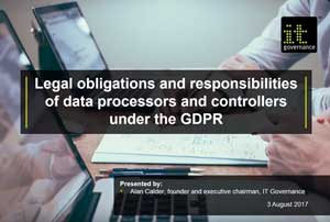 Free GDPR webinar download: Legal obligations and responsibilities for data processors