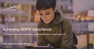 Free GDPR webinar download: Achieving GDPR compliance in local government